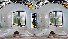 bathing with kiana kumani in vr