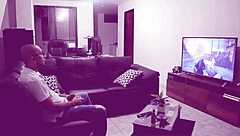 My boyfriend plays ps4 and i play with his dick