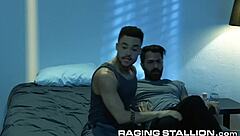 Hot rough interracial with sexy older males sucking