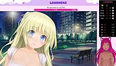Vtuber Lewdneko's explicit gameplay in Love Cubed Part 3