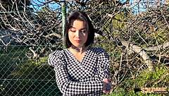 crystal brunette in double penetration anal group sex