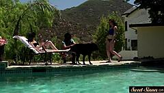 deepthroating stepdaughter feels intense pleasure getting banged deeply