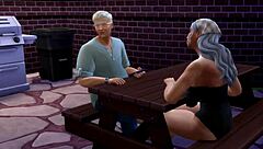 seniors feel passionate in sims 4 sex scene