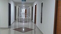 totally naked risky dance on hotel corridors