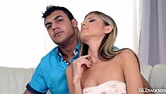 Gina Gerson receives a discount on designer goods after performing oral sex on her boyfriend's friend