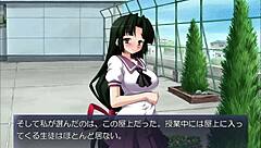 Yayoi Shibaya's classy daughter exposes pleasure in public hentai game