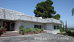 Naughty step play ends with a cumshot