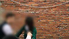 Public sex behind school salons