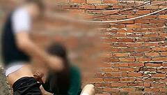 Public sex behind school salons