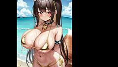 mysterious ai illustration in hentai anime