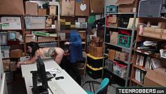 Teenrobbers com hot shoplifter eden sin gets fucked doggystyle with monster cock blowjob swallow cum