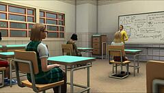 professor bangs student hard in classroom