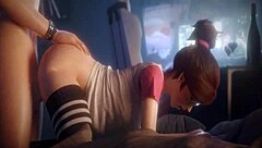 Dva's got skills: Watch her ride and shoot
