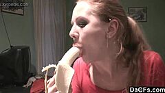 Amateur lesbians having a good time at home