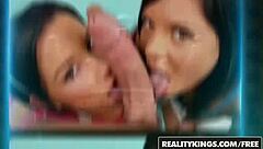 mariah mac's monster curves get her bent over for doggystyle blowjob and cumshot