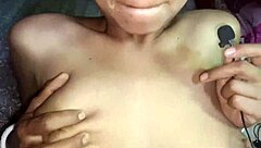 Real-life couple's intimate moments in homemade video