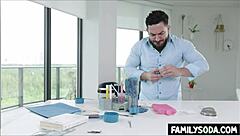 nerd stepsister says, 'fuck me in the lab with your braces on'