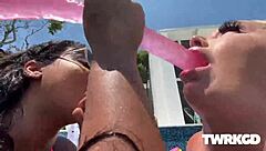 i watched uptown jenny and bad whitney fuck in the pool