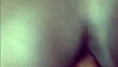 ebony slut smoking in bathroom while fucking wet black pussy hard on the floor with intense action