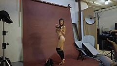 Melena Maria Rya Nude Backstage