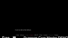 Dungeon core master demo in fantasy anime style
