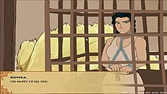 Sloopy Korra's passionate encounter in the Four Elements Trainer: Book 4 Love