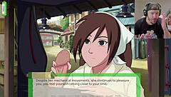 Experience intense pleasure with Ino and Jikage in this Naruto game-themed video
