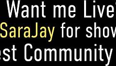 Busty Sara Jay shares huge black cock