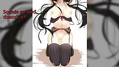 Kurumi's Feet Dominate in Edging Hentai Jerk-Off Instruction Game