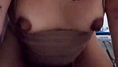 Petite Asian Babe Bent Over For Interracial Doggystyle Pounding And Creampie Close-Up