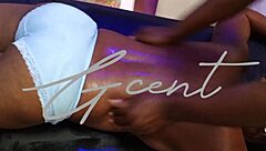 Spacious massage includes gentle fingering for relaxation