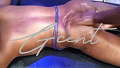 Full-body massage leading to intense finger play and powerful orgasm