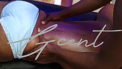 Spacious massage includes gentle fingering for relaxation