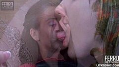 i see brunette madeleine and florence a having fun