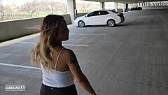 adamdangertv gym pick up with huge natural tits alexis