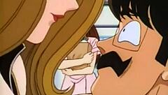 Petite Asian Teen Gets Blowjob in Hardcore Threesome Anime Sex