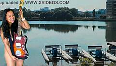 hot naked public dancing preview with agarabas and olpr on beach