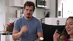 andi rose and scarlet skies playing christmas elf games with big cock?