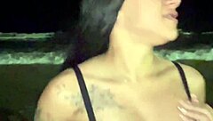 na praia da mais tesão com voyeur e creampie