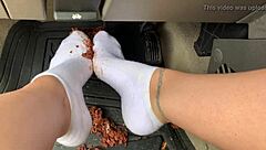 Filthy foot fetish: Sock lovers rejoice