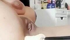 bella uses toys for anal masturbation and assfucking