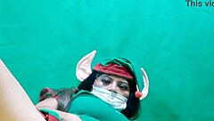 Really amazing beautiful fairy female wants to mate and shows her sexy body and tight vagina