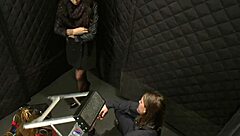 Shemale Descriptively Fucks Repairman In Elevator With Kinky Assfucking And Oral