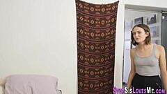 pov lesbian stepmom licks teen's small tits and fingers pussy