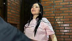 oh my god, this petite couple's homemade video 😲