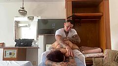 Teen 18+ tits and ass massage leads to monster cock orgasm!