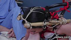 Slutty Chick Was Brought In Anal Assylum For Painful Therapy