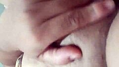 Tiny babe with small tits gives an amazing blowjob until she cums