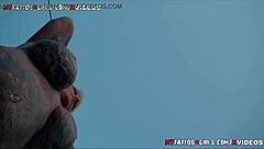 Blackwidow xxx dominates the pool with her intense moves