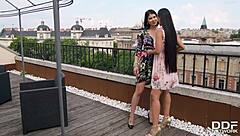 Andreina and Lady Dee licking wet pussies?